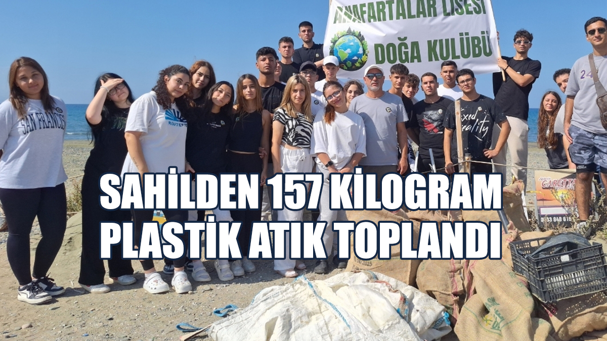 Akdeniz Caretta Sahili’nde 157 Kilogram Plastik Atık Toplandı
