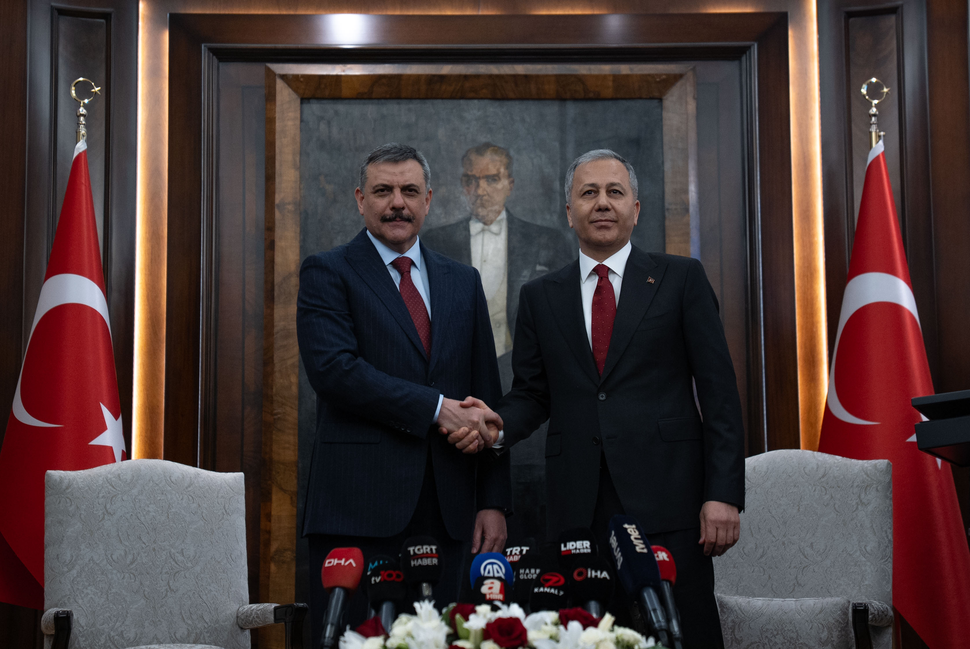 Türkiye İçişleri Bakanlığında devir teslim töreni yapıldı