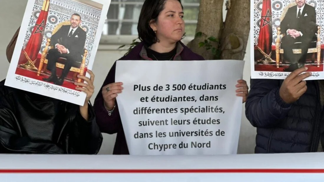 KKTC diplomalarının tanınmaması Fas’ta protesto edildi