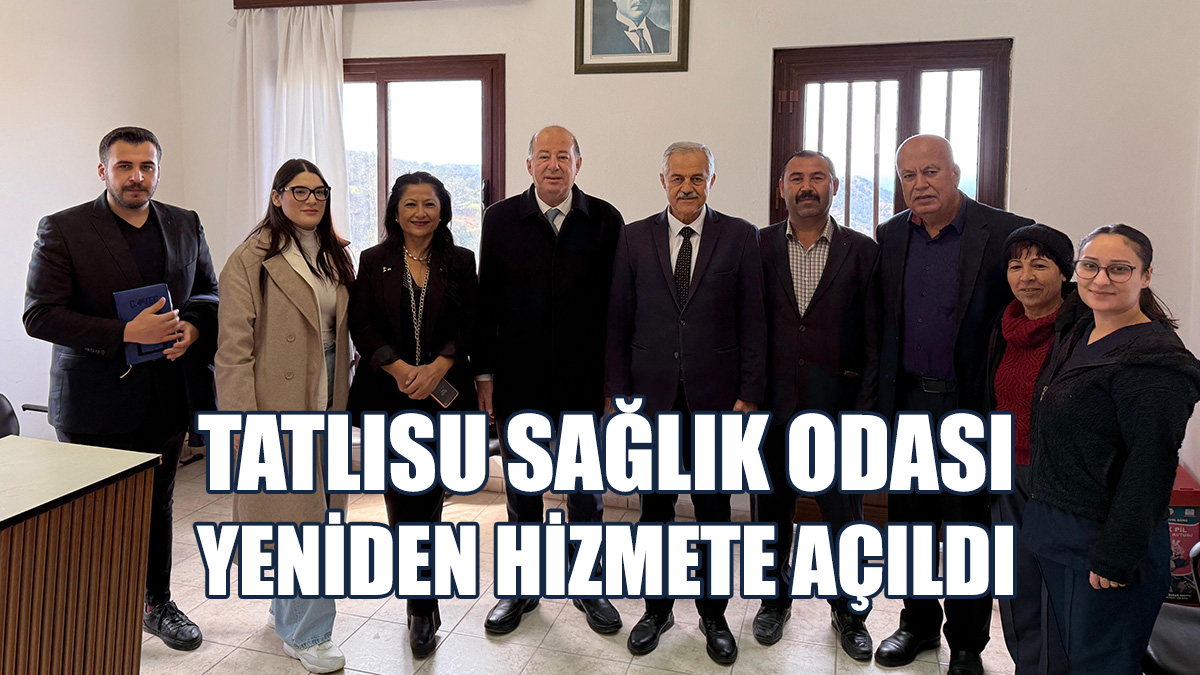 Dinçyürek: Tatlısu Bölgesine Daha İyi Sağlık Hizmeti Sunacağız
