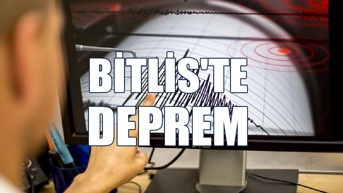 Bitlis'te 4,5 Büyüklüğünde Deprem