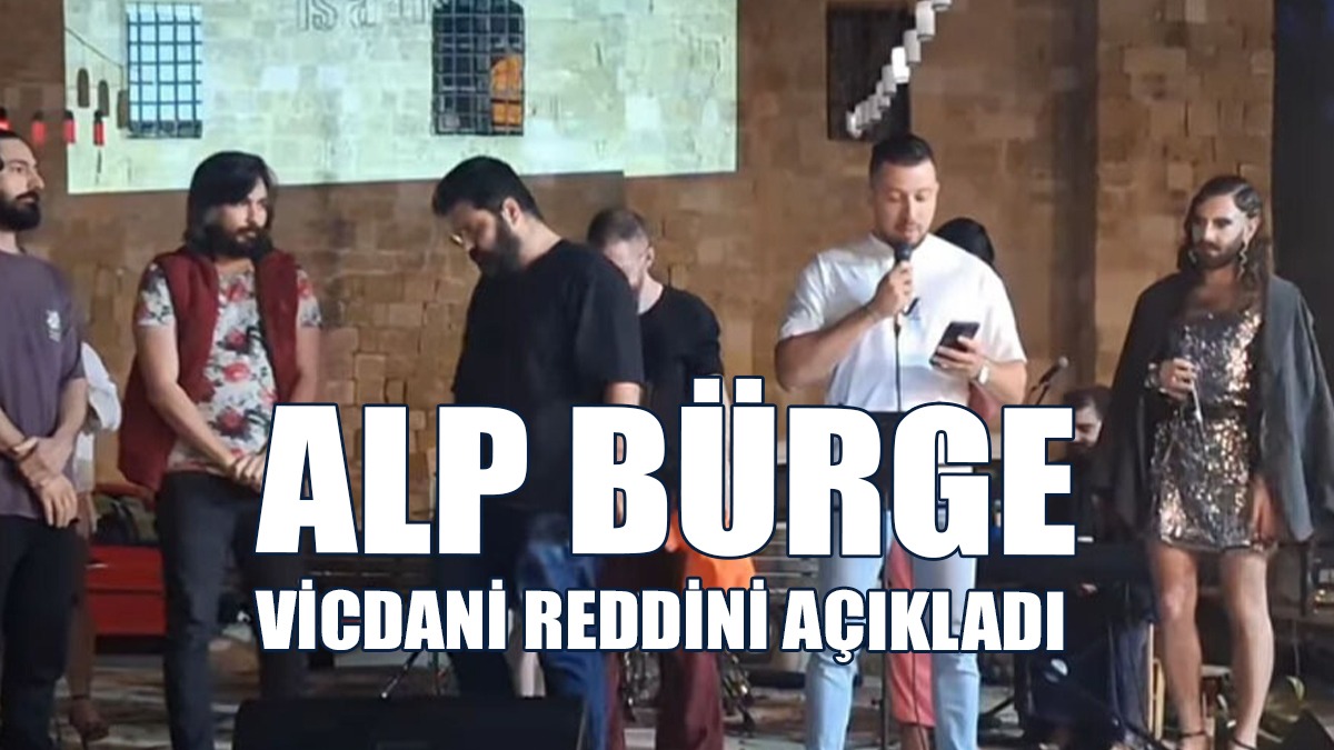 Alp Bürge, Uluslararası Vicdani Ret Günü'nde Vicdani Reddini Açıkladı