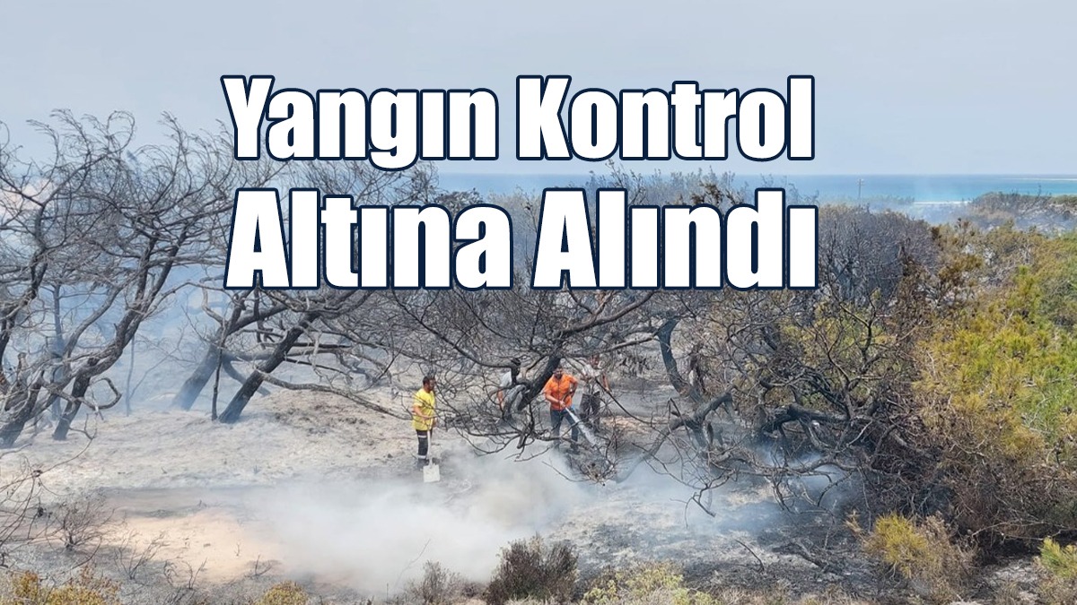 Yenierenköy - Dipkarpaz Arasında Bulunan Bir Arazide Yangın Çıktı
