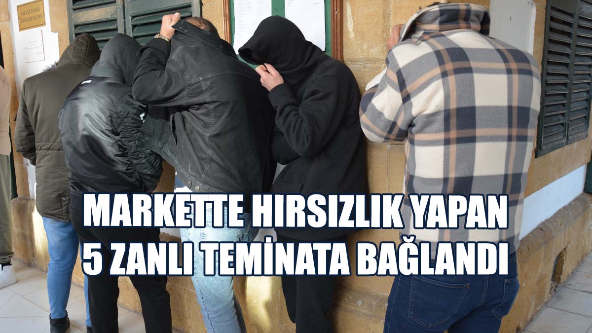 Marketten 3 Bin 60 TL Değerinde Ürün Çaldılar