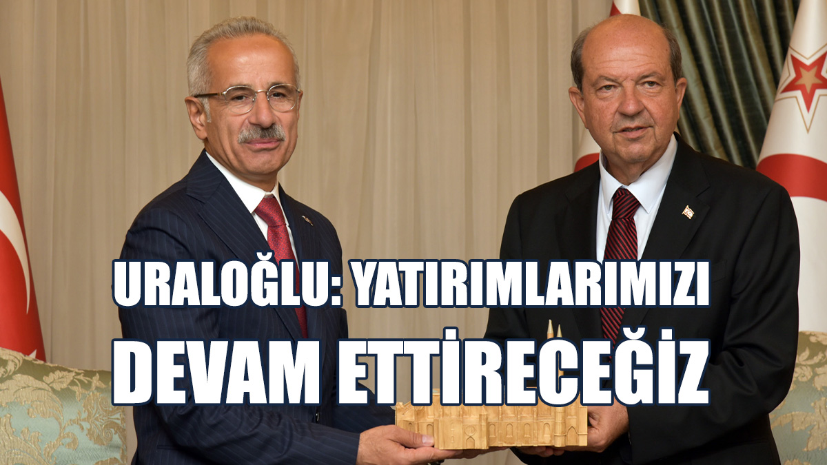 Tatar, TC Ulaştırma Ve Altyapı Bakanı Uraloğlu’nu Kabul Etti
