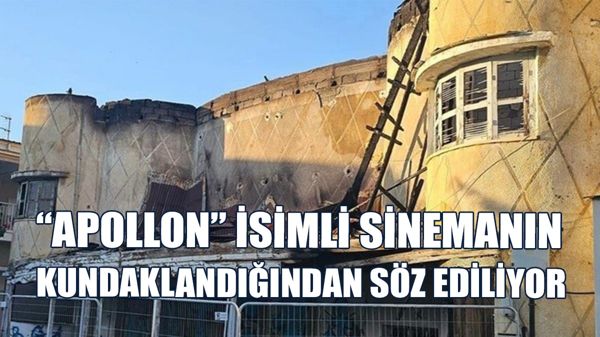 Kıbrıs Türk Mahallesindeki Sinemanın Kundaklandığından Söz Ediliyor