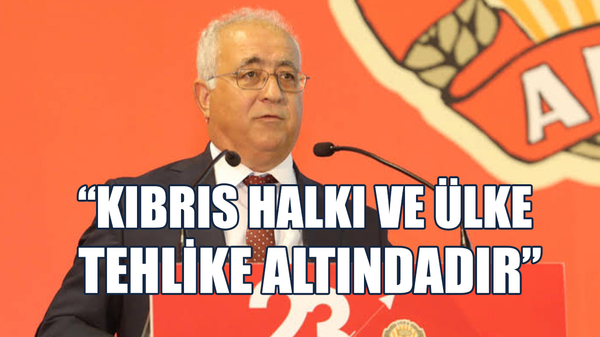 İzcan: Kıbrıs Halkı Ve Ülke Tehlike Altındadır