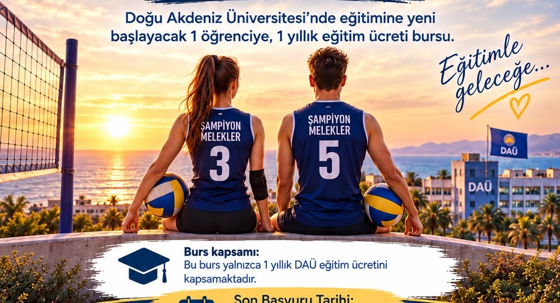 Şampiyon Melekleri Yaşatma Derneği’nden bir öğrenciye DAÜ bursu