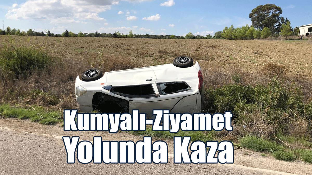 Kumyalı – Ziyamet Yolunda Kaza