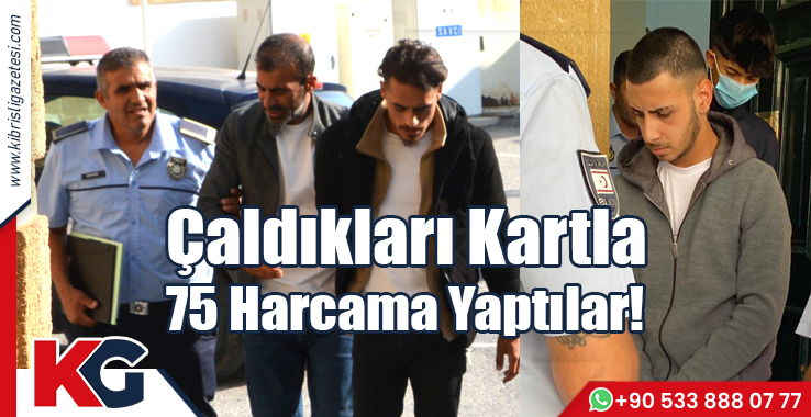 Çaldıkları Kartla 75 Harcama Yaptılar!