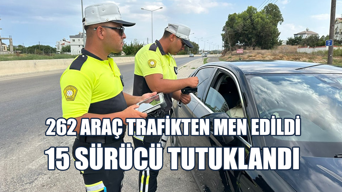 Denetimlerde 3 Bin 511 Sürücü Rapor Edildi