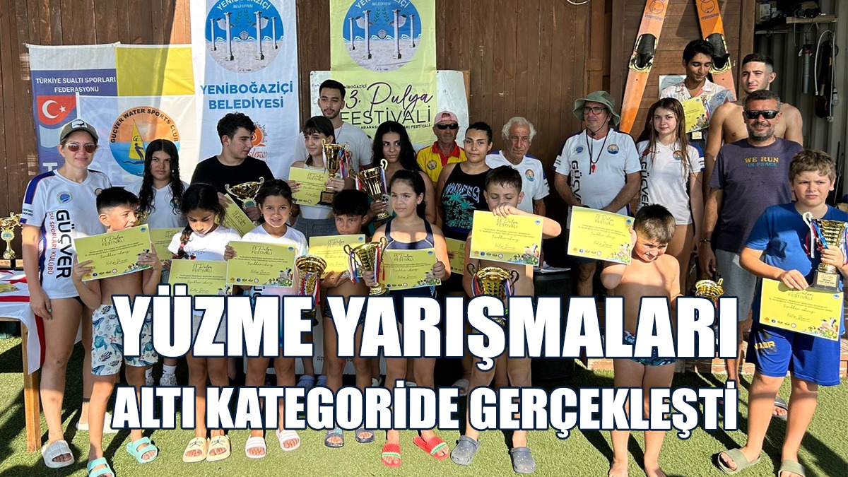Yüzme Yarışmaları Yapıldı