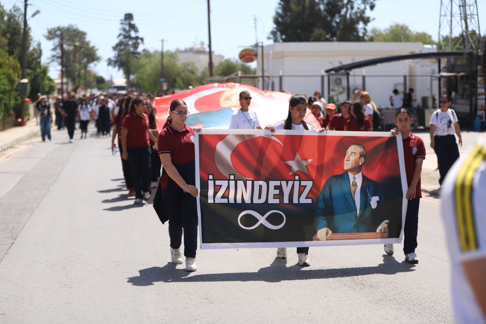İskele’de “Atamıza Saygı ve Bağlılık Yürüyüşü” düzenlendi