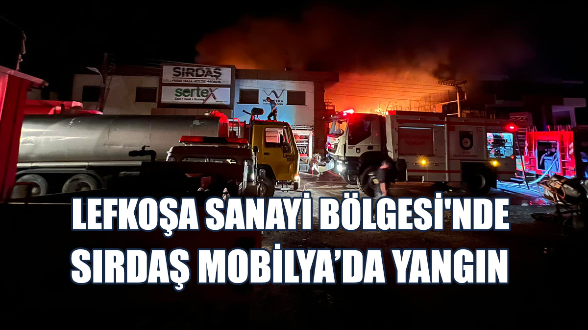 Lefkoşa Sanayi Bölgesi'nde Yangın