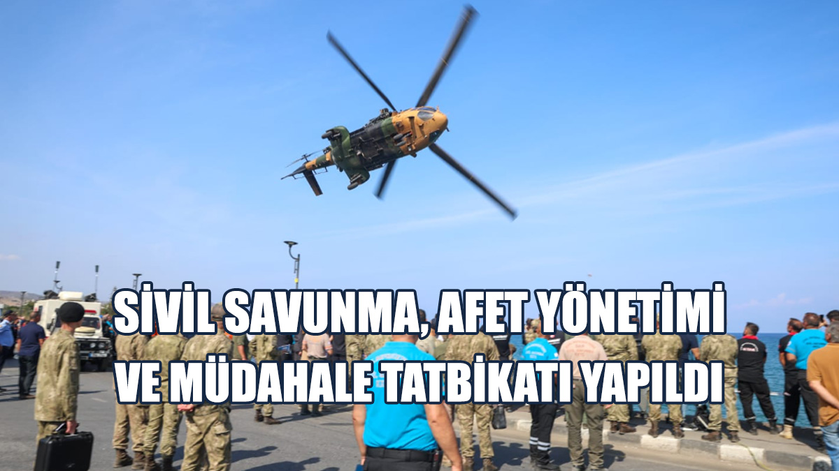 Tatbikat, Deprem Senaryosu Çerçevesinde İcra Edildi