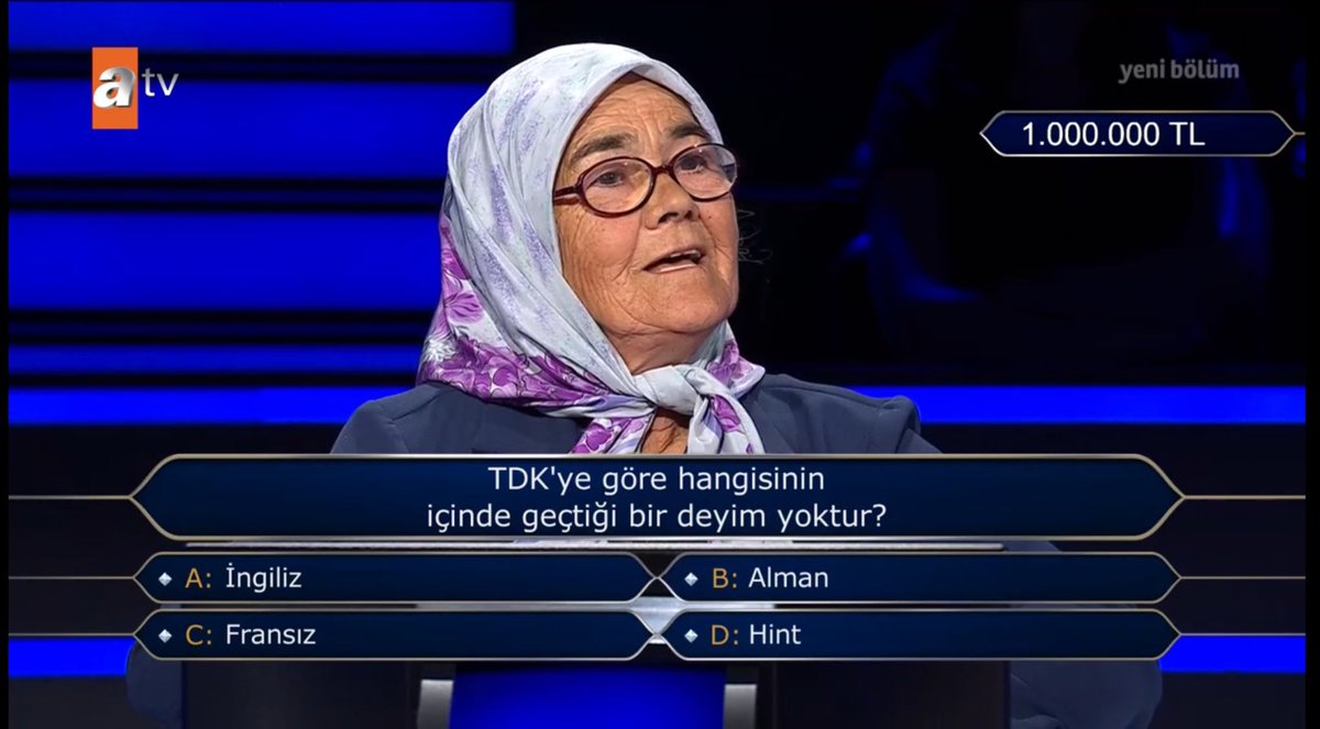 Kim Milyoner Olmak İster'de Habibe Teyze 1 milyon TL'ye ulaştı!