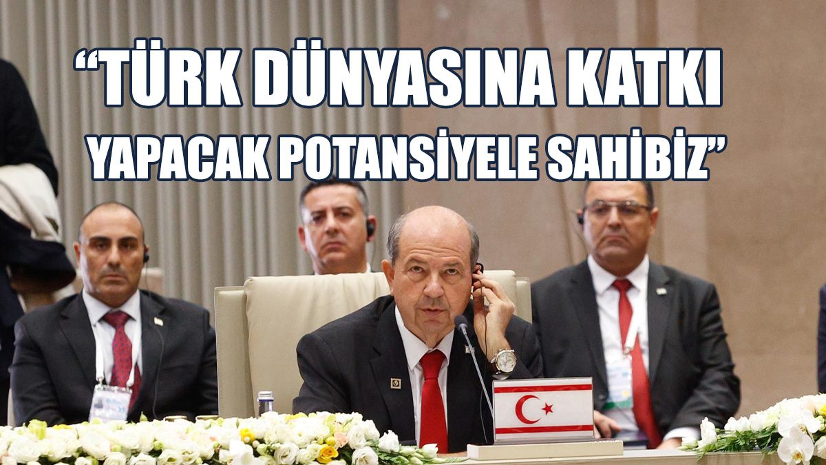 Tatar, TDT Devlet Başkanları Konseyi 11'inci Zirvesi’nde Konuşma Yaptı