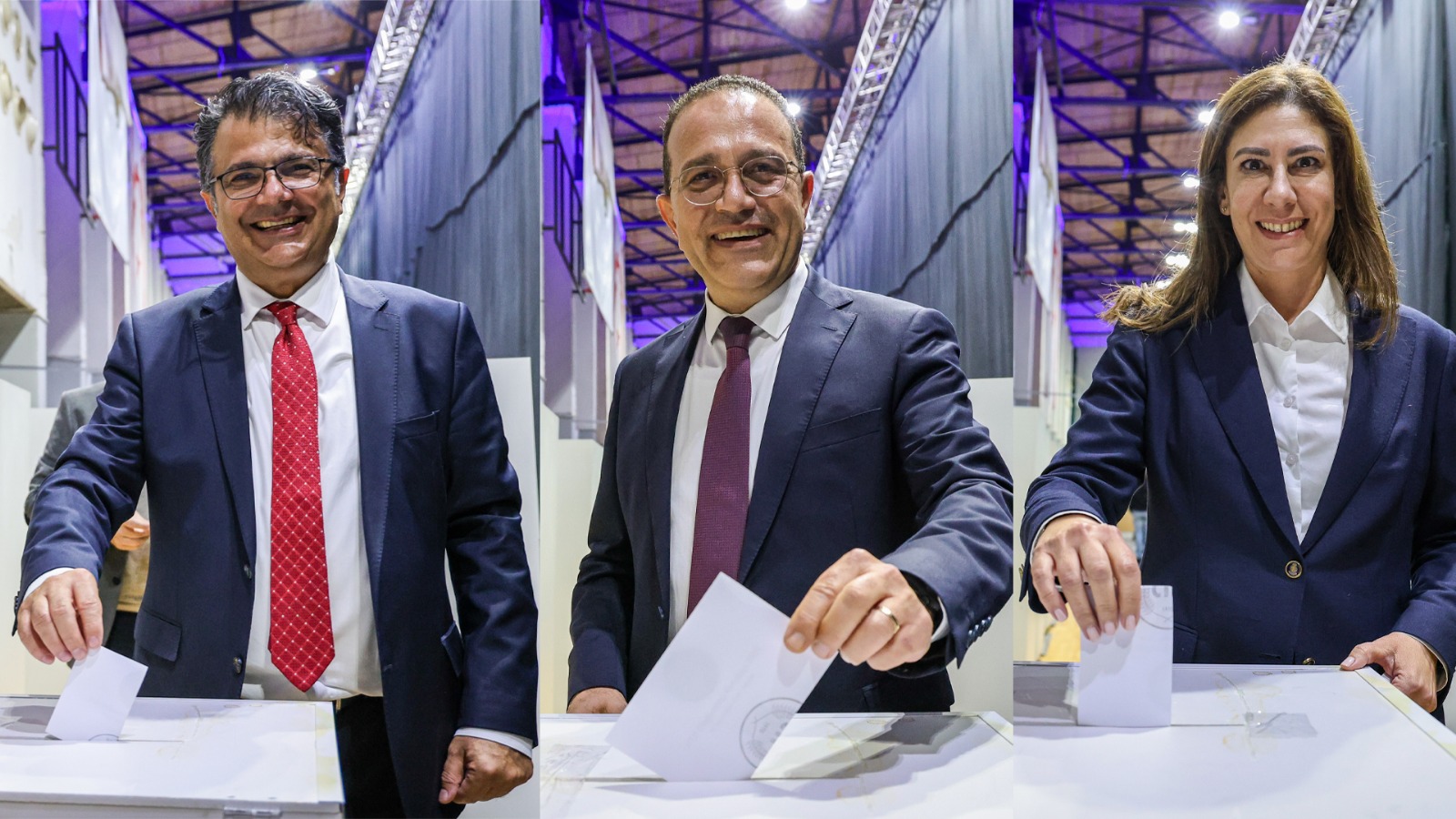 CTP’nin 30. Olağanüstü Kurultayı’nda Genel Başkan adayları oyunu kullandı