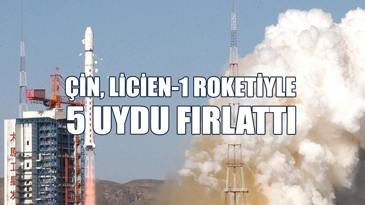Çin, Uzaya 5 Uydu Gönderdi
