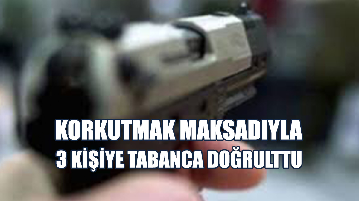 Evinin Önüne Araç Park Eden Kişileri Tehdit Etti