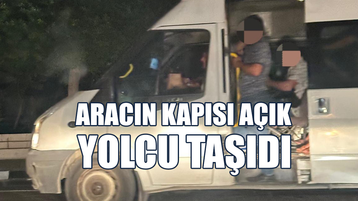 Minibüs Şoförüne Ceza Kesildi...