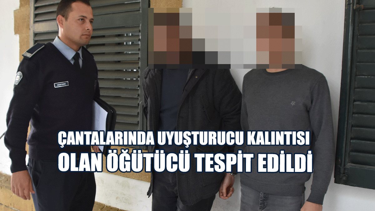 Çantalarında Uyuşturucu Kalıntısı Olan Öğütücü Tespit Edildi