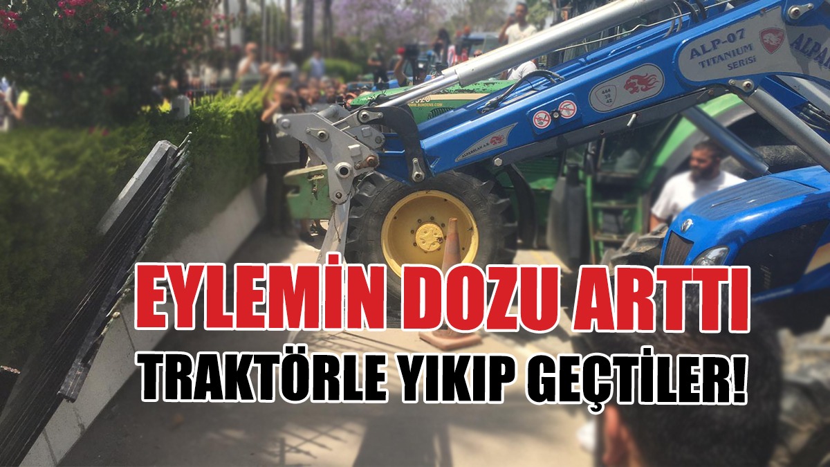 Traktörler Yıkıp Geçiyor, Polis Tutukluyor!