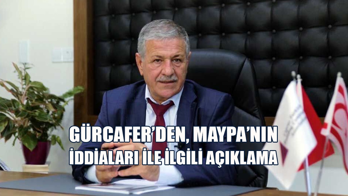 Gürcafer: Bugün İtibariyle Şahsım, Oğlum ve Birlik Üzerinden Soruşturma Başlatılsın