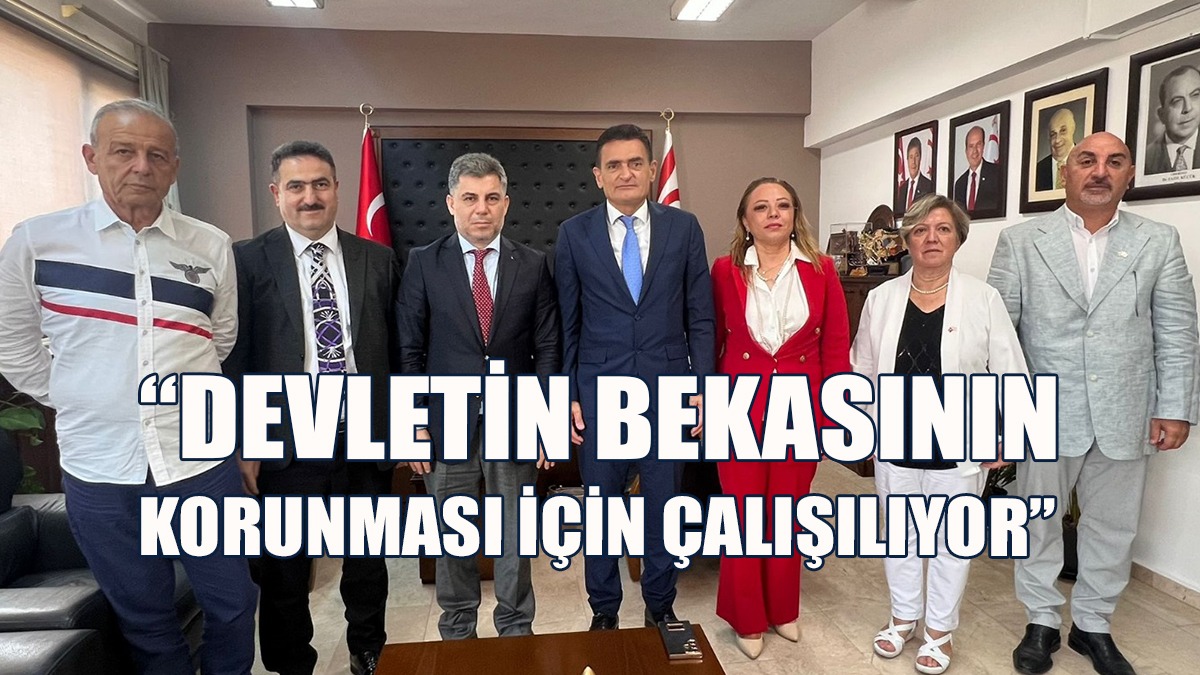 Oğuz, SANKON İle ASATUF Heyetlerini Kabul Etti