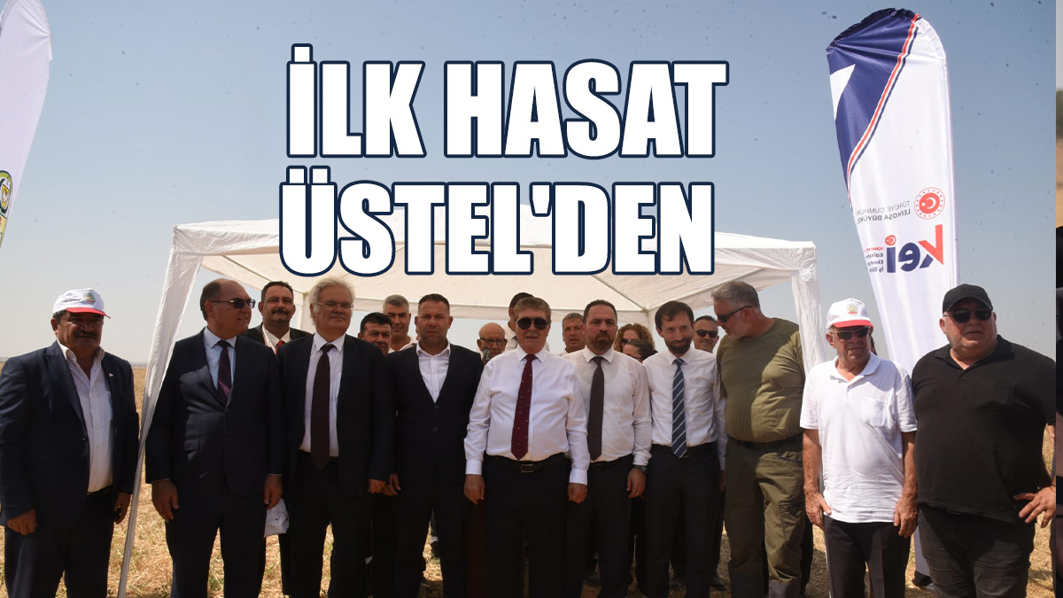 İlk Hasat Bugün Başladı