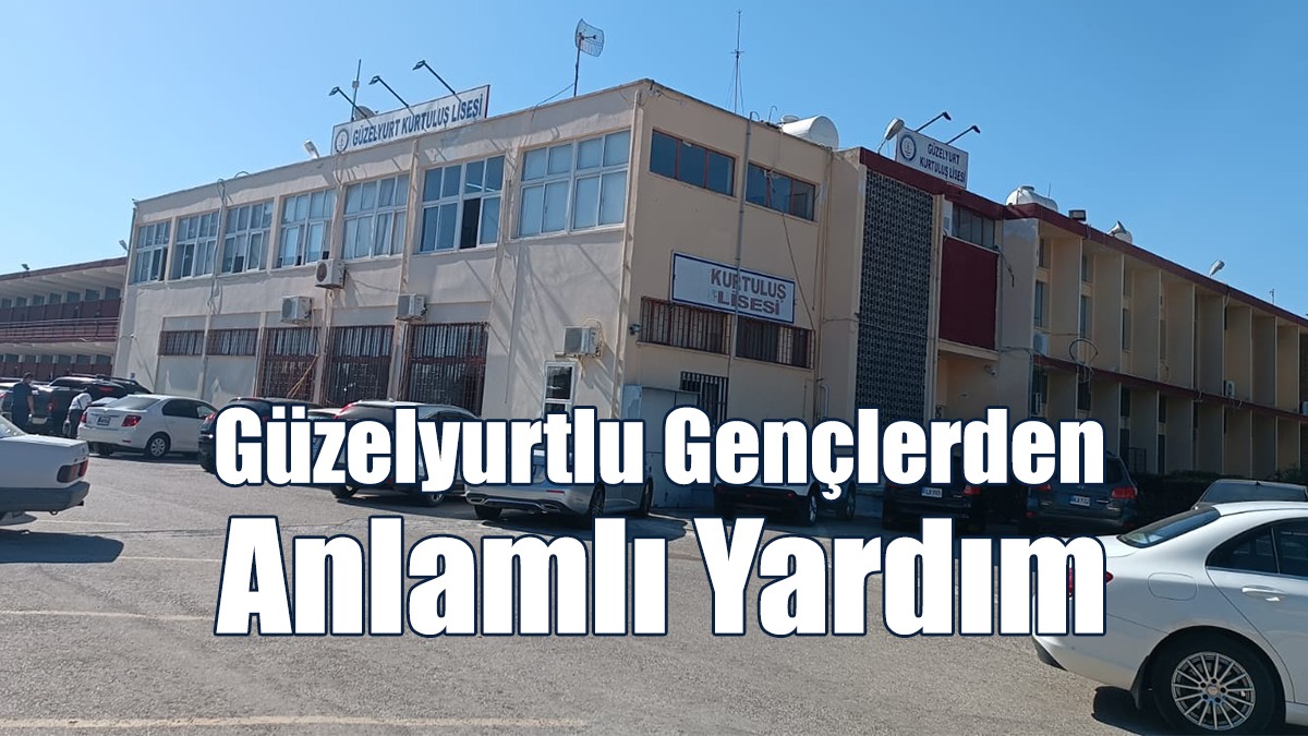 Güzelyurtlu Gençlerden Anlamlı Yardım
