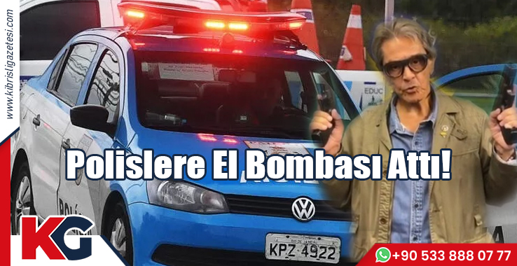 Polislere El Bombası Attı!