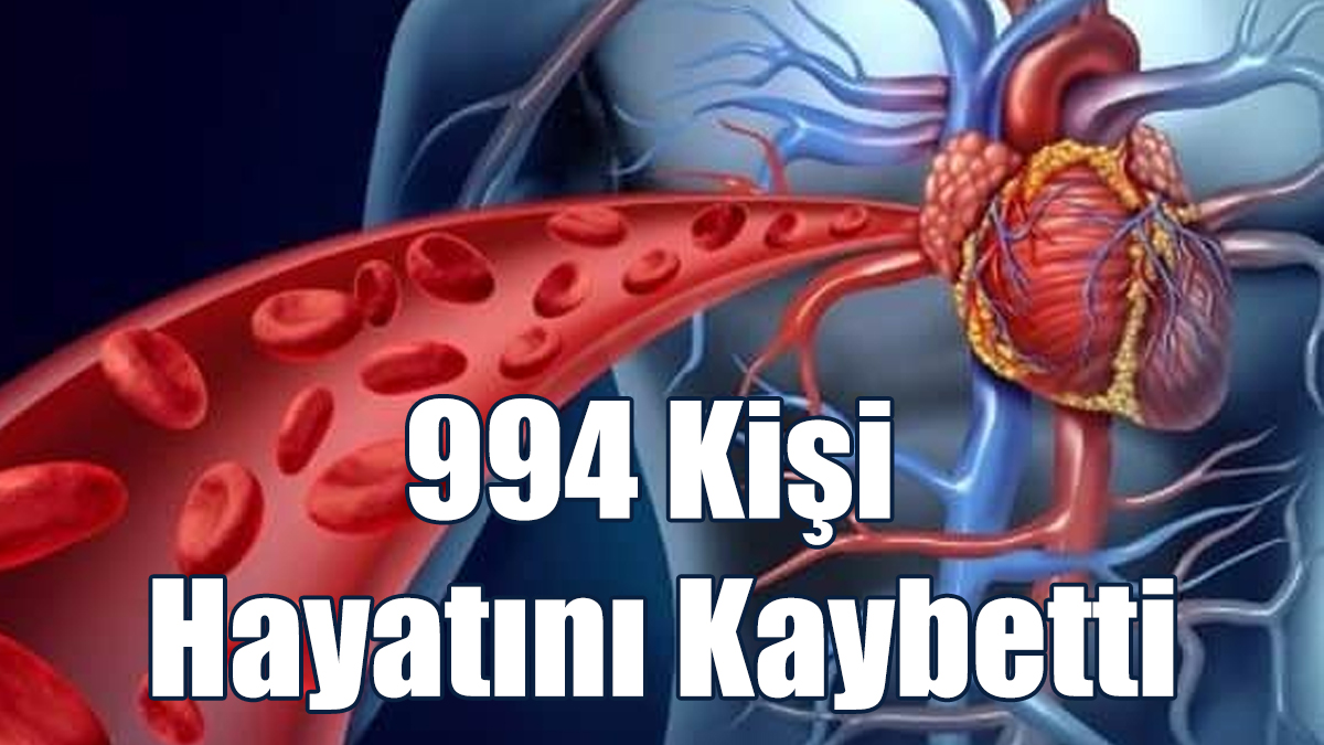 Kardiyovasküler Hastalıklar Sebebiyle 994 Kişi Hayatını Kaybetti