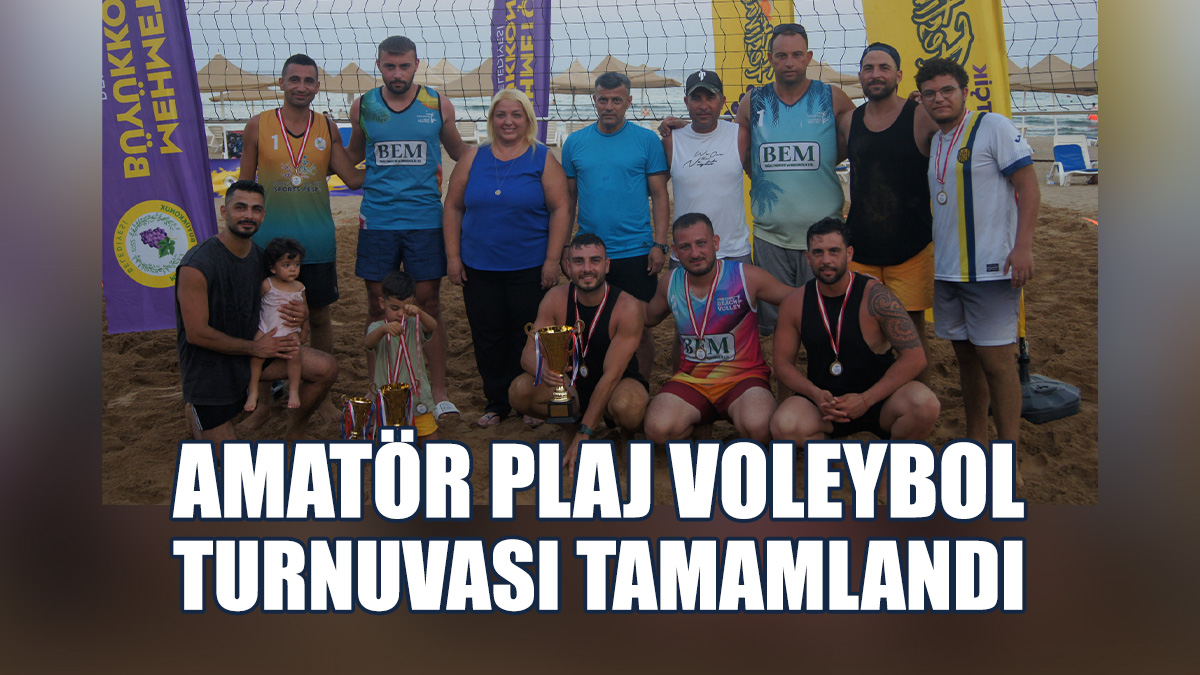 Amatör Plaj Voleybol Turnuvası Tamamlandı
