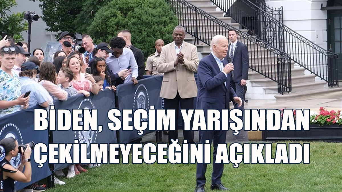 Biden: Seçim Yarışından Çekilmeyeceğim Ve Kazanacağım