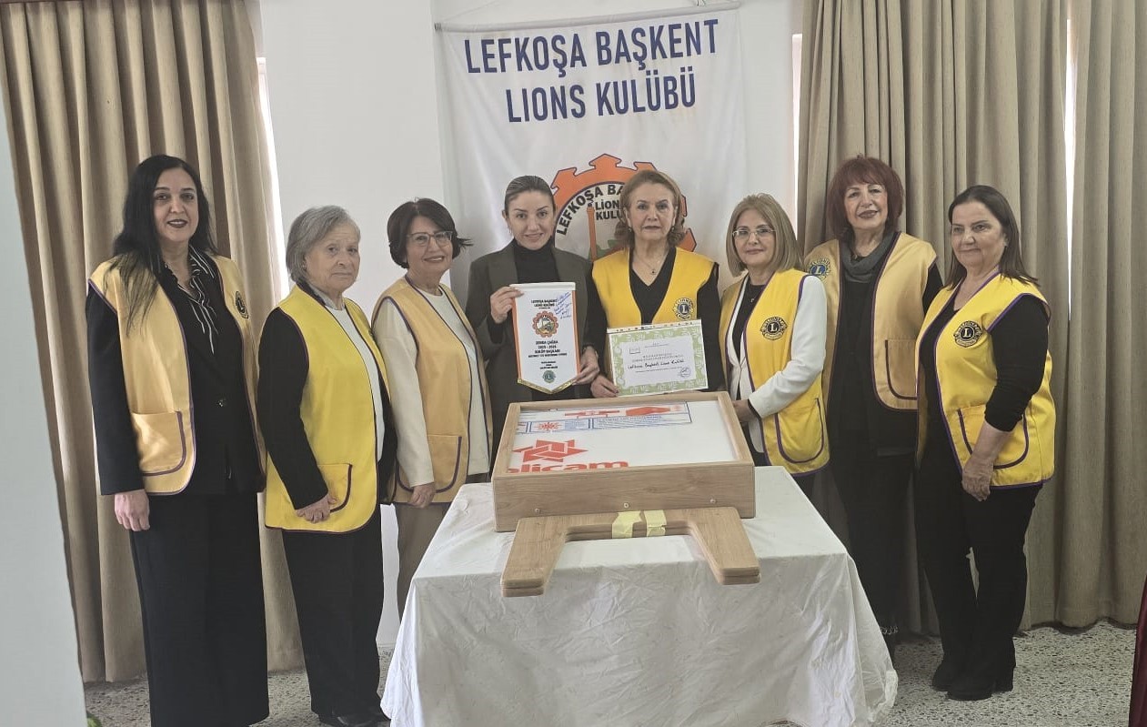 Lefkoşa Başkent Lions Kulübü’nden eğitime katkı