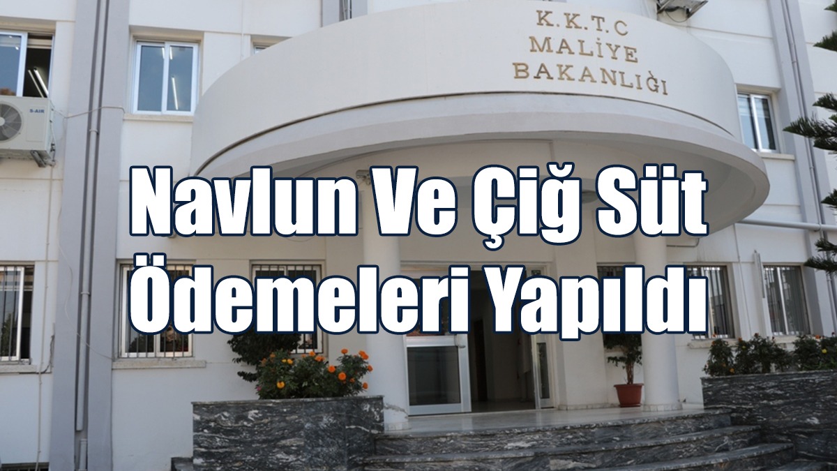 Navlun Ve Çiğ Süt Ödemeleri Yapıldı