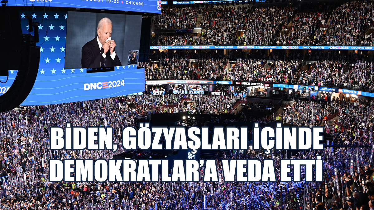 Biden, Gözyaşları İçinde Partisine Veda Konuşması Yaptı