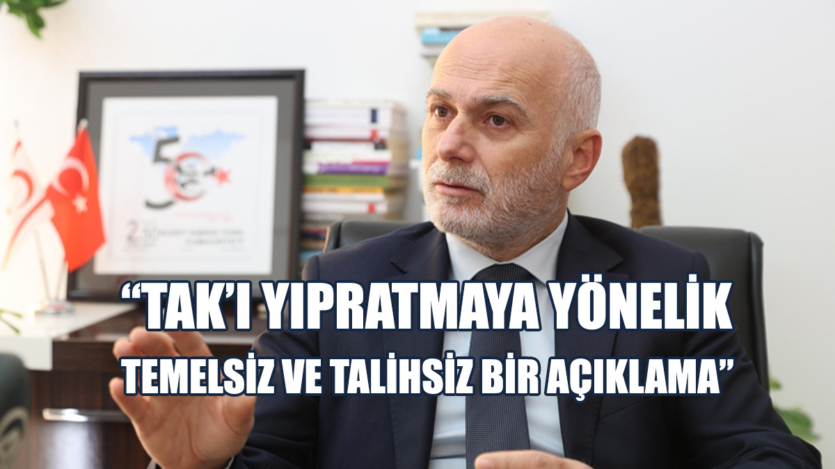 TAK Müdürü Gürdallı’dan KTGB Açıklamasına Yanıt