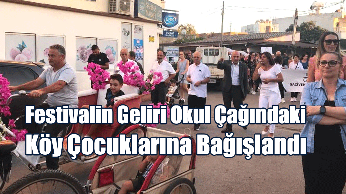 Gaziveren Muhtarlığı, Güz Kültür ve Sanat Festivali’nin Gelirini Çocuklara Bağışladı