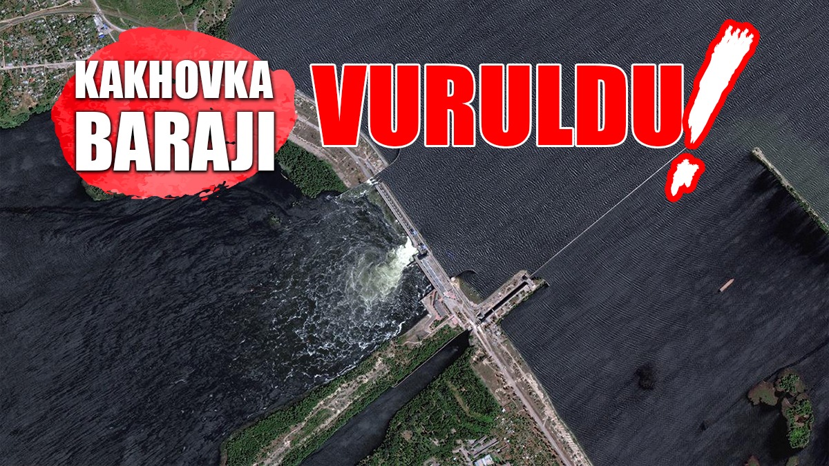 Rusya Kontrolündeki Nova Kakhovka Barajı Vuruldu