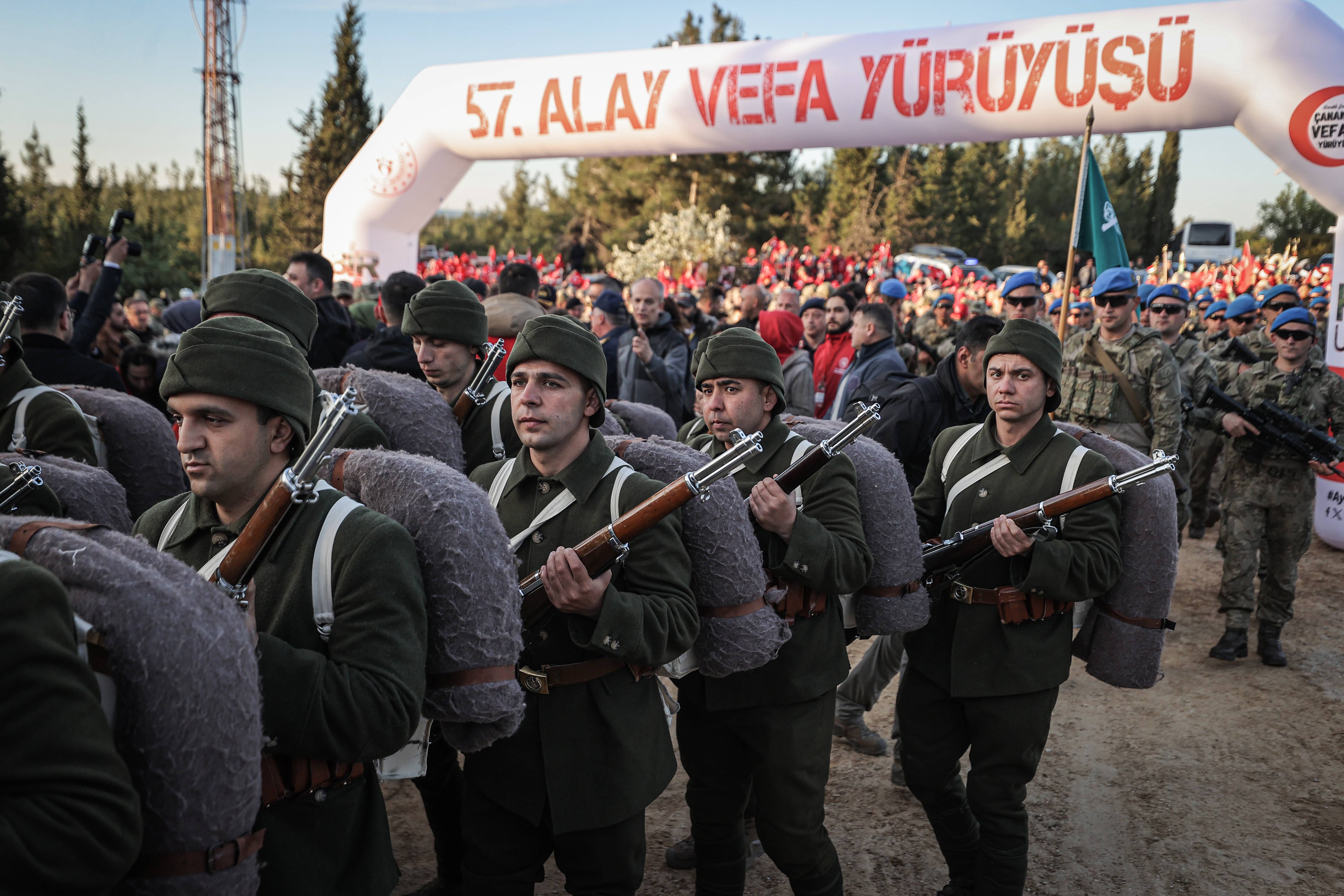57. Alay'ın kahramanları, muharebelerin 111. yılında Conkbayırı'nda anıldı