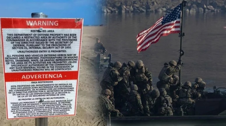 ABD yanlışlıkla koca ülkeyi işgal etti, tabelalar astı