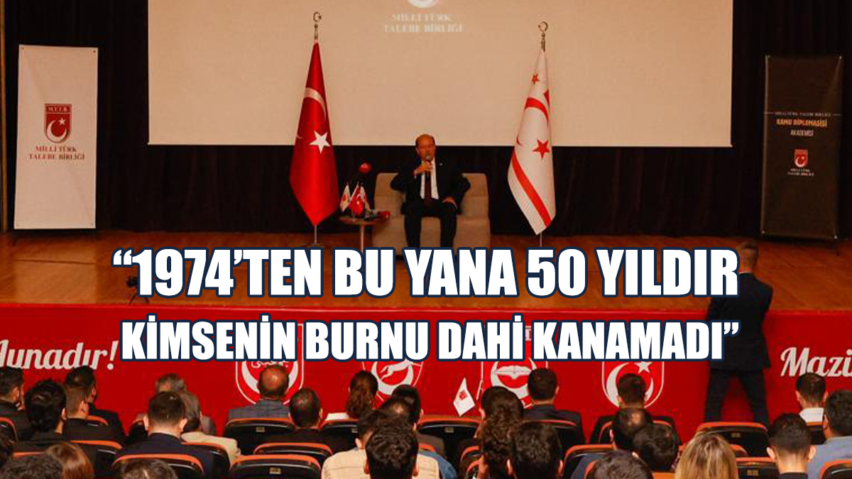 Cumhurbaşkanı Ersin Tatar, Kamu Diplomasisi Akademisi'nde Konuşma Yaptı
