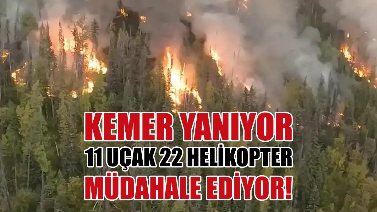 Yangın Bölgesine Yakın Konutlar Boşaltılıyor