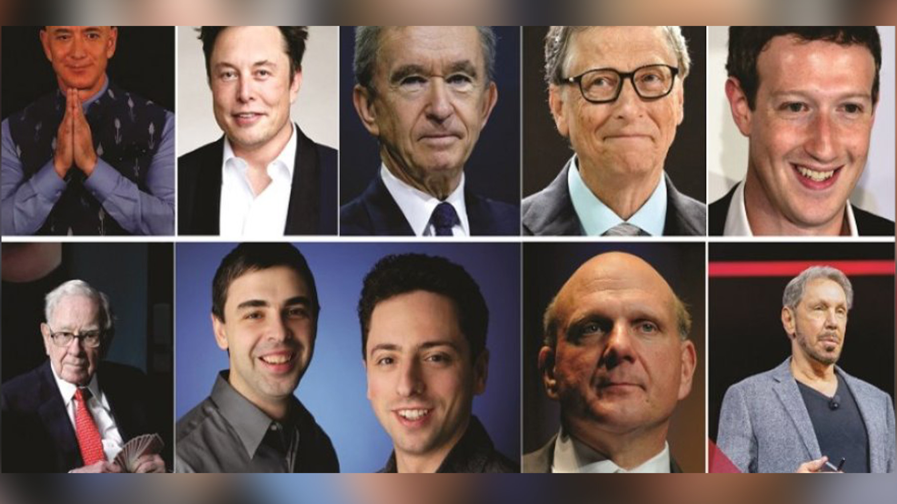 Dünyanın en zengin 10 iş insanının toplam serveti 2,5 trilyon doları aştı