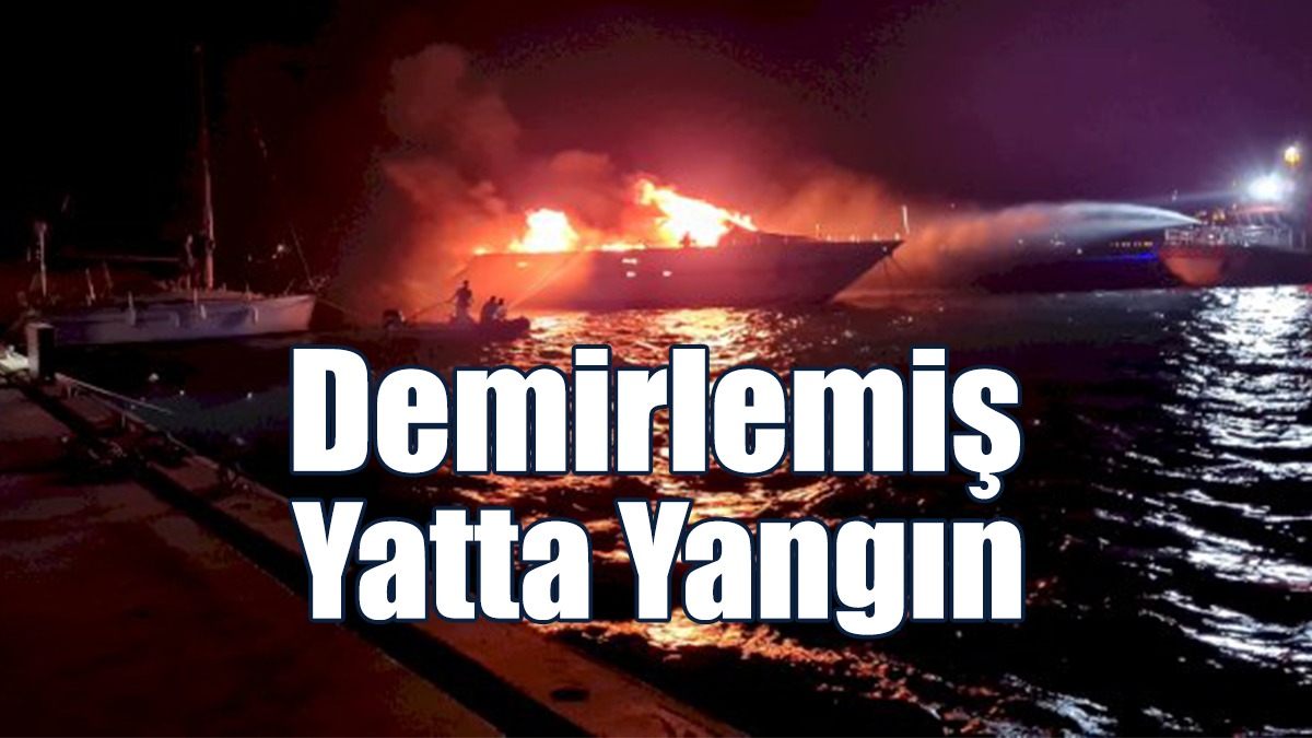 Demirlemiş Yatta Yangın