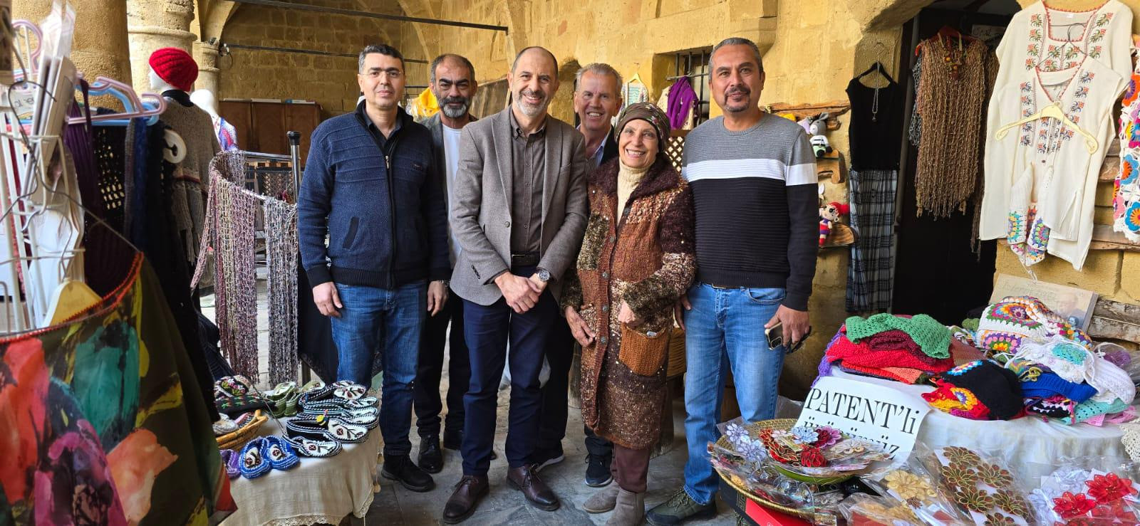 HP yetkililerinin Lefkoşa Arasta’ya yeni yıl ziyareti