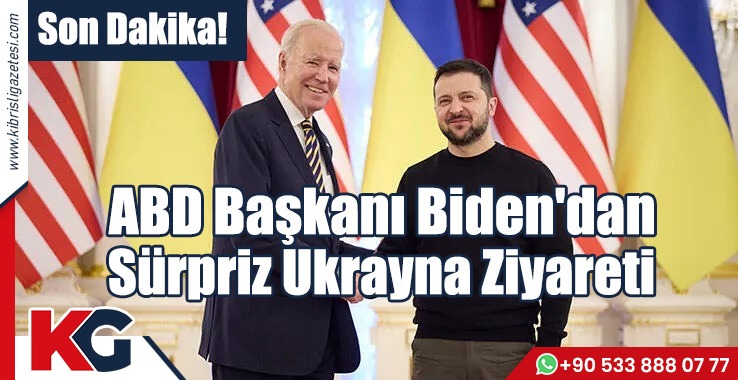 ABD Başkanı Biden'dan Sürpriz Ukrayna Ziyareti