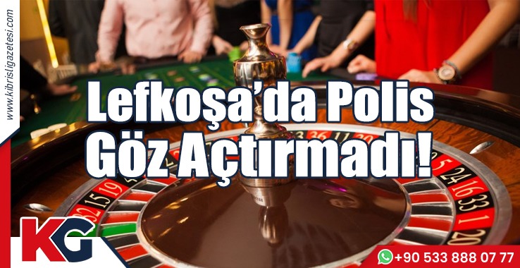 Lefkoşa’da Polis Göz Açtırmadı!